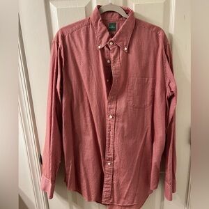 Red White Sid Mashburn Casual Oxford Shirt